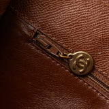 Chanel logo toast bag brown leather ladies Chanel toast bag