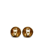 Chanel Logo Earrings Gold  Ladies Chanel