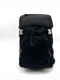 2VZ135 Triangle Logo Re Nylon Saffiano Backpack