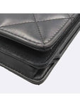 A93012 Brown Black Color Ballet Flap Vintage Silver CC Chain Shoulder Bag Chanel