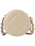 19 Lambskin Circle AP0945 Chain Mini Cross Bag 34328 Chanel