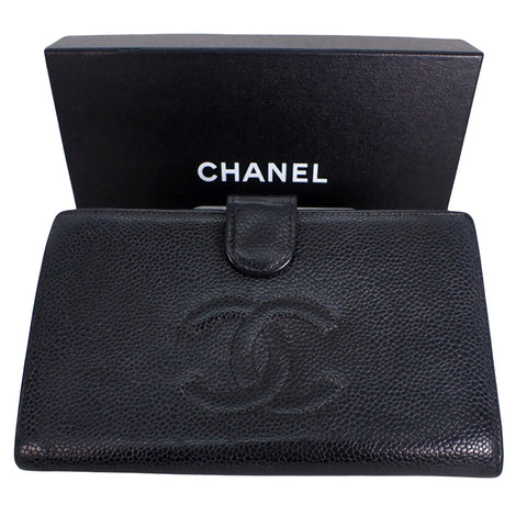 Chanel Logo CC Wallet