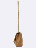 A35731 Camel Caviar Classic S Size Gold One Chain Shoulder Bag Chanel