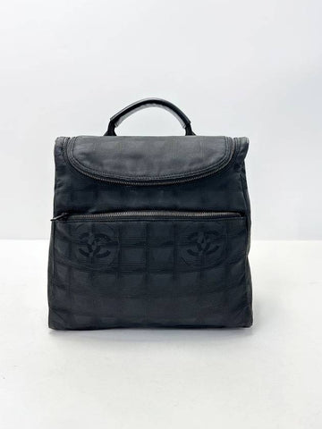 6th Division Black New Travel Mini Two Way Bag 4VCHB38357 Chanel