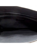 A84407 Boy silver metal large clutch Chanel