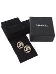 ABA208 CC logo crystal round earrings 33778 1 Chanel