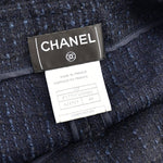 Chanel Long Pants Black Navy 01P #48