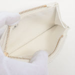 Chanel Matelasse Caviar White 5 Slot Zipper Card Case