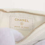 Chanel Matelasse Caviar White 5 Slot Zipper Card Case