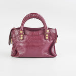 balenciaga City Mini Burgundy