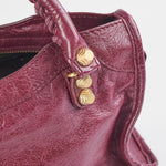 balenciaga City Mini Burgundy