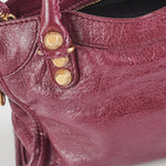 balenciaga City Mini Burgundy