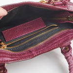 balenciaga City Mini Burgundy