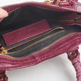 balenciaga City Mini Burgundy