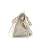 balenciaga Classic Metallic Edge City White