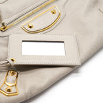 balenciaga Classic Metallic Edge City White