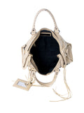 balenciaga Agneau Classic Hardware City Bag Beige