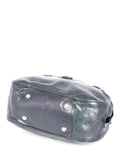 balenciaga BB Patent Leather Top Handle Bag Green
