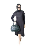 balenciaga BB Patent Leather Top Handle Bag Green