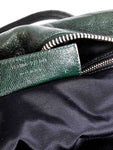 balenciaga BB Patent Leather Top Handle Bag Green