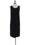 balenciaga - Black Gathered Dress Sz 6
