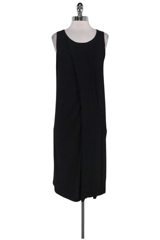 balenciaga - Black Gathered Dress Sz 6