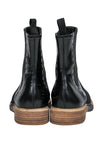 balenciaga - Black Leather Chelsea Booties w/ Elastic Strap Sz 7