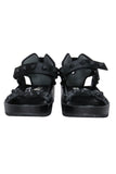 balenciaga - Black Leather Strappy Platform Sandals w/ Studs Sz 8.5