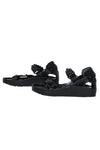 balenciaga - Black Leather Strappy Platform Sandals w/ Studs Sz 8.5
