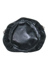balenciaga - Black Leather Studded Motorcross Pompon Bucket Bag