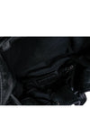 balenciaga - Black Leather Studded Motorcross Pompon Bucket Bag