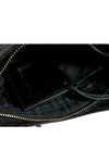 Balenciaga - Black Leather Textured Crossbody w/ Gold Hardware