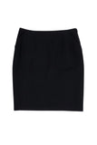 balenciaga - Black Miniskirt w/ Pockets Sz 8