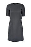 balenciaga - Black Short Sleeve Sheath Dress Sz 6