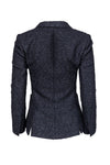 balenciaga - Black Tweed Double Breasted Blazer Sz 6