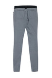 balenciaga - Grey & Black Color Block Skinny Leg Pants Sz 4