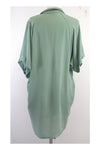 balenciaga - Seafoam Green Short Sleeve Shift Dress Sz 6
