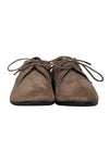 balenciaga - Tan Suede Lace-Up Oxford Loafers Sz 9.5