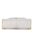 balenciaga - White & Cream Calf Hair Convertible Satchel
