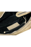 balenciaga - White & Cream Calf Hair Convertible Satchel