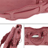 balenciaga balenciaga balenciaga City shoulder bag in pink leather