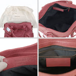balenciaga balenciaga balenciaga City shoulder bag in pink leather