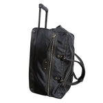 balenciaga balenciaga balenciaga Trolley suitcase in black canvas and leather