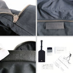 balenciaga balenciaga balenciaga Trolley suitcase in black canvas and leather