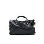 balenciaga Giant City Bag BLACK GHW