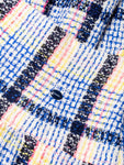 Chanel Logo Fantasy Tweed Fringe High Waisted Skirt Multicolor