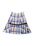 Chanel Logo Fantasy Tweed Fringe High Waisted Skirt Multicolor