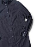 Chanel Logo Quilted Cotton Button Up Jacket Black