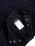 Chanel Logo Quilted Cotton Button Up Jacket Black