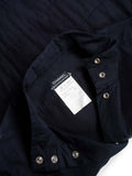Chanel Logo Quilted Cotton Button Up Jacket Black